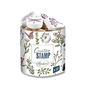 Kreativstempel Frühlingswiese, 37 Stk.